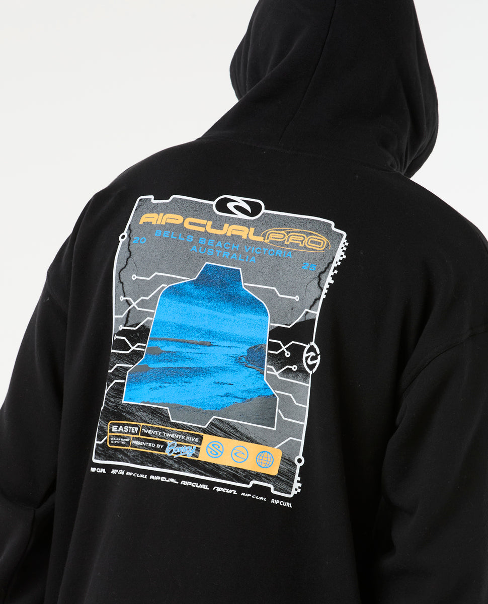 2025 Rip Curl Pro Bells Hoodie (Black) – World Surf League