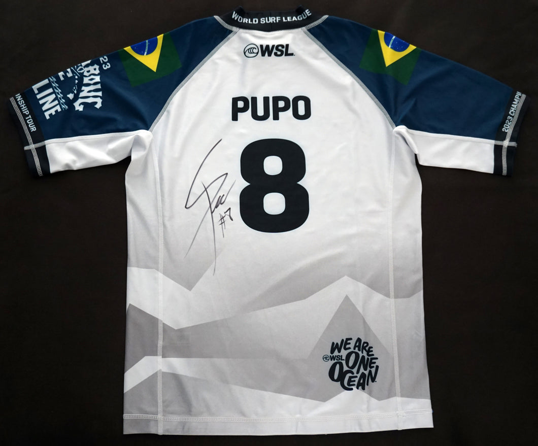 Signed Samuel Pupo Competition Jersey (2023 Billabong Pro Pipeline)