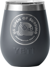 Load image into Gallery viewer, US Open of Surfing YETI Rambler 10 oz Wine Tumbler