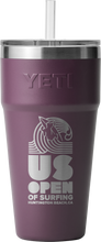 Load image into Gallery viewer, US Open of Surfing YETI Rambler 26 oz Stackable Cup with Straw Lid