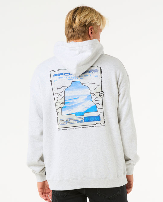 2025 Rip Curl Pro Bells Hoodie (Light Grey Heather)