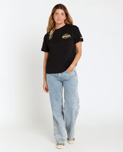 Load image into Gallery viewer, 2025 MEO Rip Curl Pro Portugal Women&#39;s Relaxed Tee (Black)