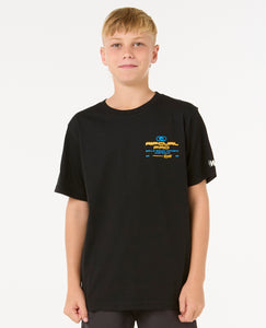 2025 Rip Curl Pro Bells Kids Tee (Black)