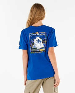 2025 Rip Curl Pro Bells Kids Tee (Electric Cobalt)