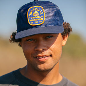 Surfrider Retro Badge Mesh Trucker Hat