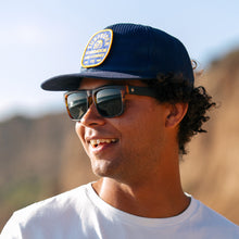 Load image into Gallery viewer, Surfrider Retro Badge Mesh Trucker Hat