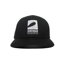 Load image into Gallery viewer, Surfrider Logo Trucker Hat (Black)