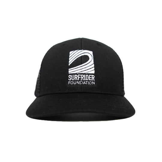 Surfrider Logo Trucker Hat (Black)