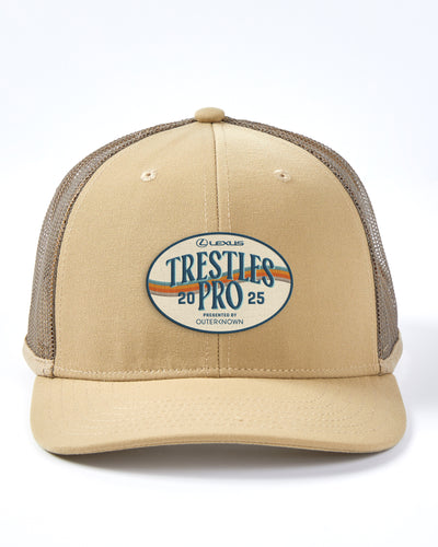 2025 Trestles Pro Trucker Cap (Khaki)