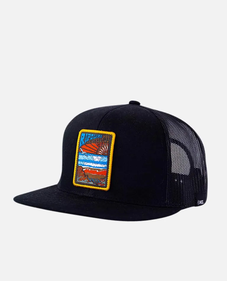 2023 Rip Curl WSL Finals Trucker Hat (Washed Black)