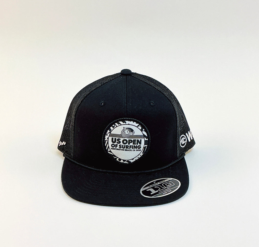 2025 Lexus US Open of Surfing Rope Trucker Hat (Black)