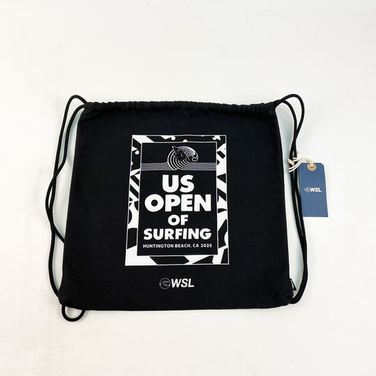 2025 Lexus US Open of Surfing Cinch Bag (Black)