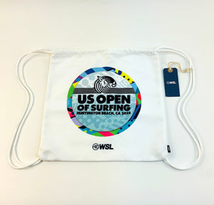 2025 Lexus US Open of Surfing Cinch Bag (White)