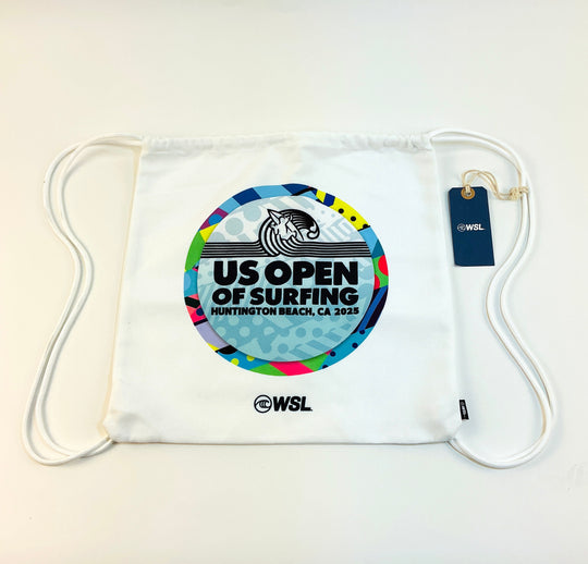 2025 Lexus US Open of Surfing Cinch Bag (White)