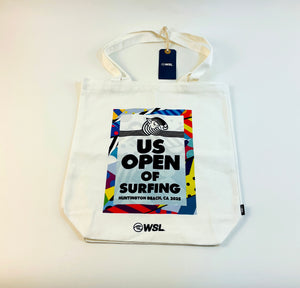 2025 Lexus US Open of Surfing Tote Bag (White)