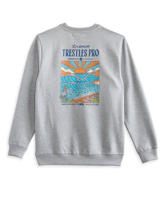 2025 Trestles Pro Sweatshirt (Heather Grey)
