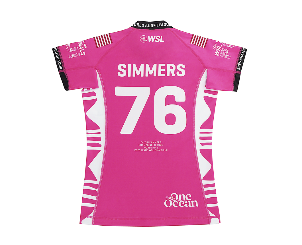 Official Competition Jersey: Caitlin Simmers, Lexus WSL Finals Fiji 2025