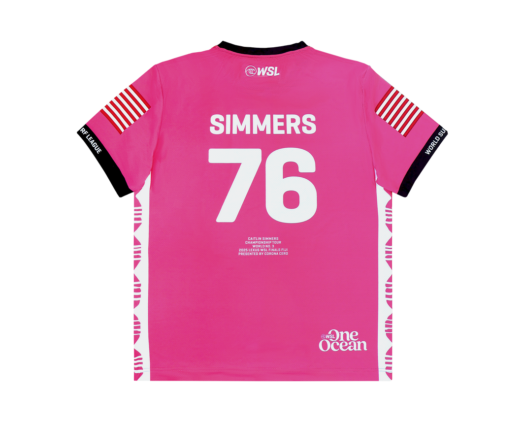 2025 Lexus WSL Finals Fiji Jersey: Caitlin Simmers