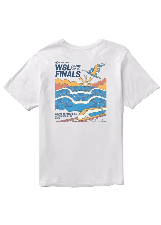 2024 Lexus WSL Finals T-Shirt (Vintage White) – World Surf 2024 Lexus WSL Finals T-Shirt (Vintage White) – World Surf