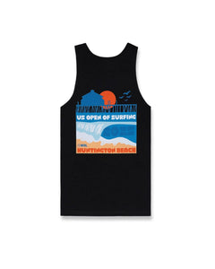 2025 Lexus US Open of Surfing Barrel City Tank - Black