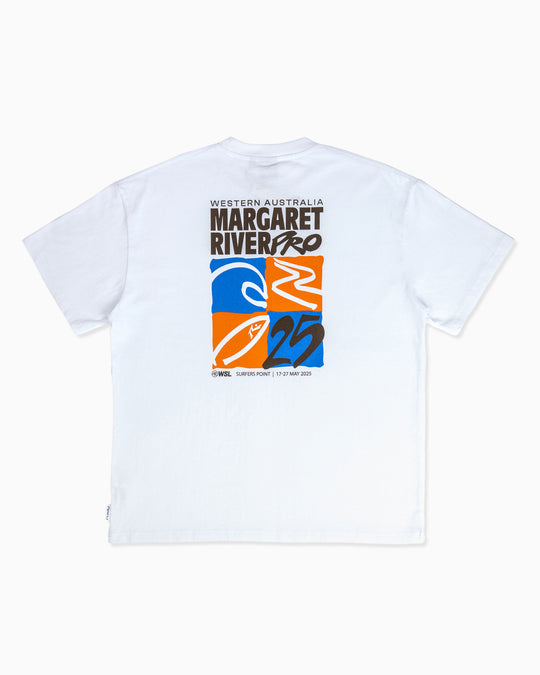 2025 Margaret River Pro Hero Kids Tee (White)
