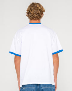 2025 Margaret River Pro Ringer Tee (White)