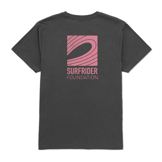 Surfrider Charcoal Logo Tee