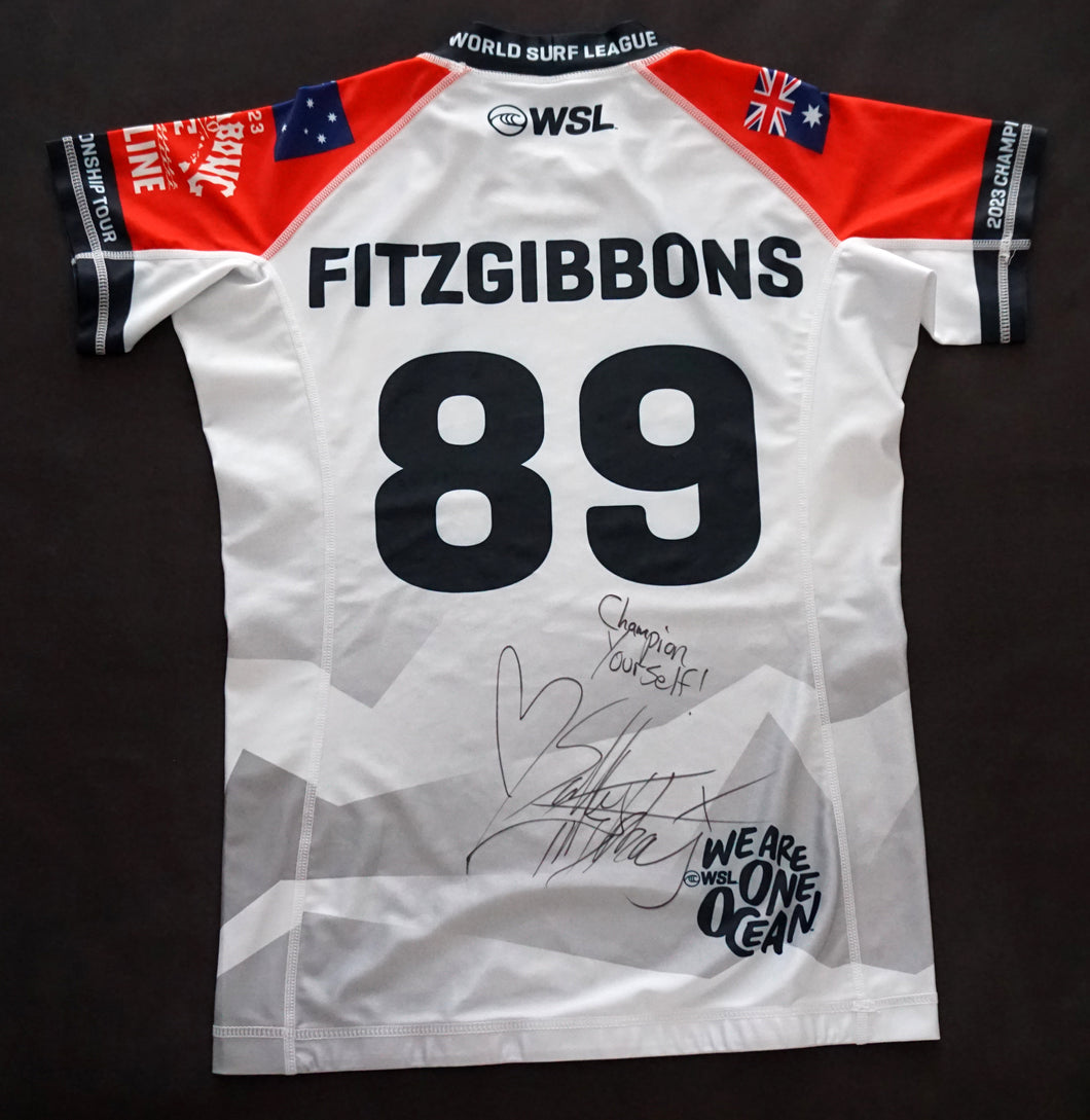 Signed Sally Fitzgibbons Competition Jersey (2023 Billabong Pro Pipeline)