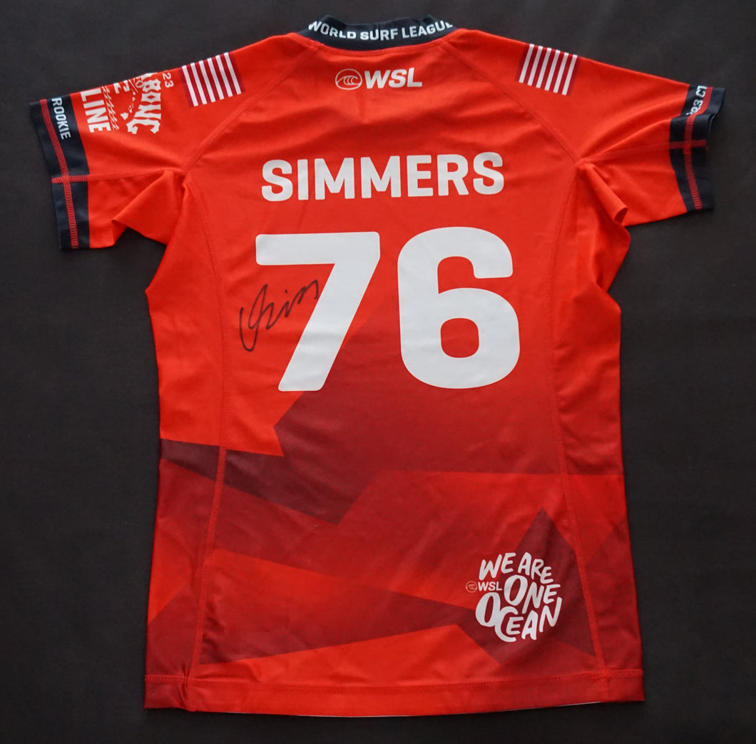 Signed Caitlin Simmers Competition Jersey (2023 Billabong Pro Pipeline)