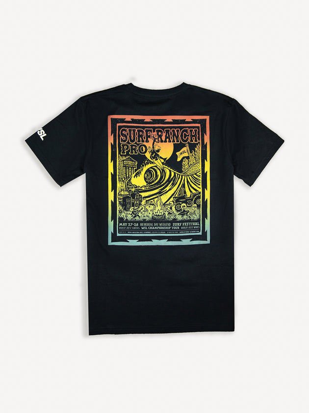 Kids Official 2023 Surf Ranch Pro Tee (Black)
