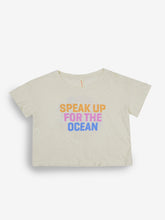 Load image into Gallery viewer, Here for the Ocean Women&#39;s Crop Tee