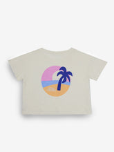 Load image into Gallery viewer, Here for the Ocean Women&#39;s Crop Tee