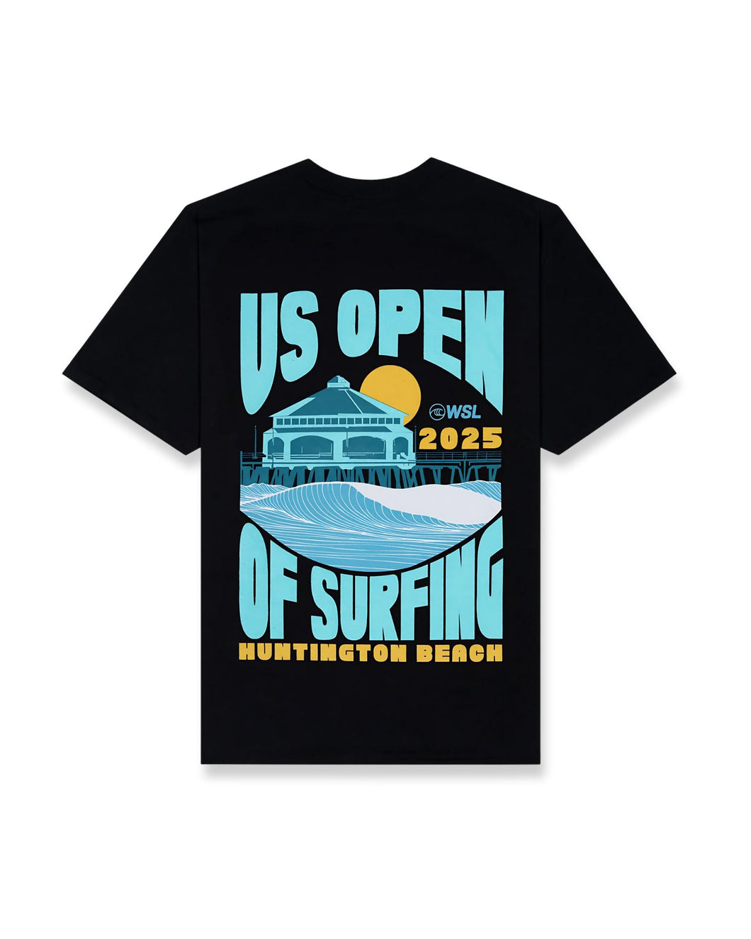 2025 Lexus US Open of Surfing Daze S/S Tee - Black