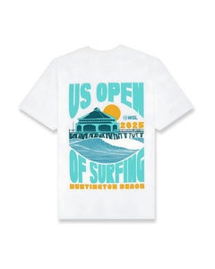 2025 Lexus US Open of Surfing Daze S/S Tee - White