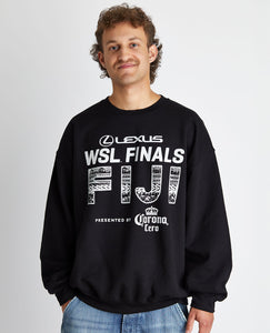 2025 Lexus WSL Finals Fiji Crewneck (Black)