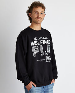 2025 Lexus WSL Finals Fiji Crewneck (Black)
