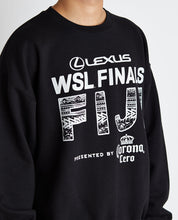 Load image into Gallery viewer, 2025 Lexus WSL Finals Fiji Crewneck (Black)