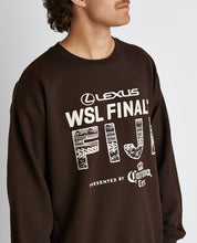 Load image into Gallery viewer, 2025 Lexus WSL Finals Fiji Crewneck (Chocolate)