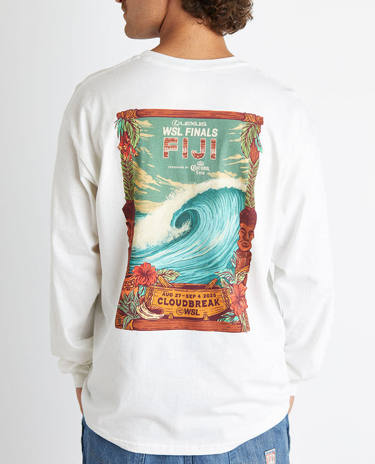 2025 Lexus WSL Finals Fiji Long Sleeve Tee (White)