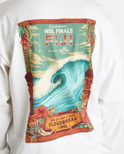 2025 Lexus WSL Finals Fiji Long Sleeve Tee (White)