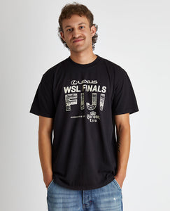2025 Lexus WSL Finals Fiji Heavyweight Tee (Black)