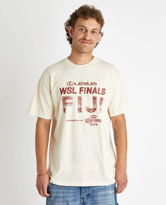 2025 Lexus WSL Finals Fiji Heavyweight Tee (Ivory)