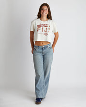 Load image into Gallery viewer, 2025 Lexus WSL Finals Fiji Crop Tee (Ecru)