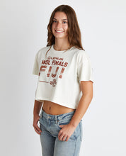 Load image into Gallery viewer, 2025 Lexus WSL Finals Fiji Crop Tee (Ecru)