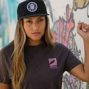 Surfrider Charcoal Logo Tee
