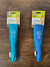 Load image into Gallery viewer, Stop Trashing Waves Bamboo To-Go Cutlery Set