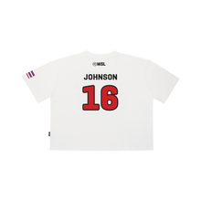 Carregar imagem no visualizador da galeria, 2025 Official Bettylou Sakura Johnson Crop Jersey Tee