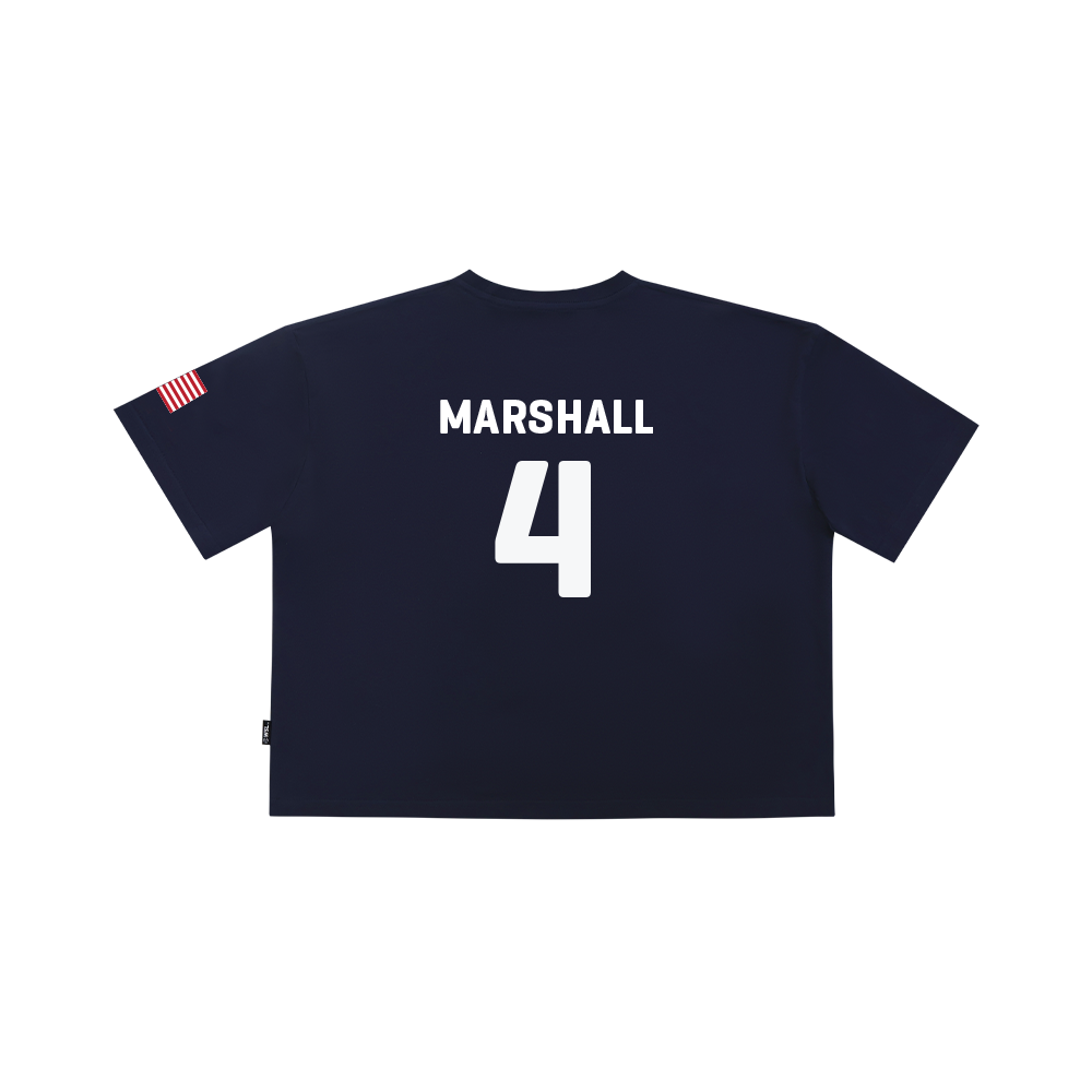 2025 Official Jake Marshall Crop Jersey Tee