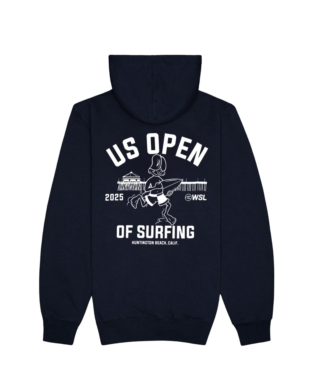 2025 Lexus US Open of Surfing 2025 Runner Pullover Hoodie - Navy