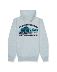 2025 Lexus US Open of Surfing Neon Pier Pullover Hoodie - Oatmeal Heather